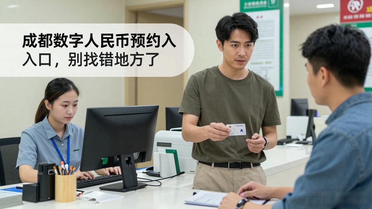 成都数字人民币预约入口，别找错地方了