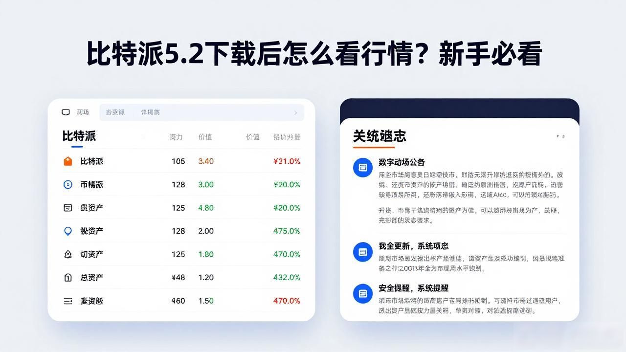 如何通过比特派钱包5.2下载获取市场建议？_行情板块分析_比特派钱包资讯功能