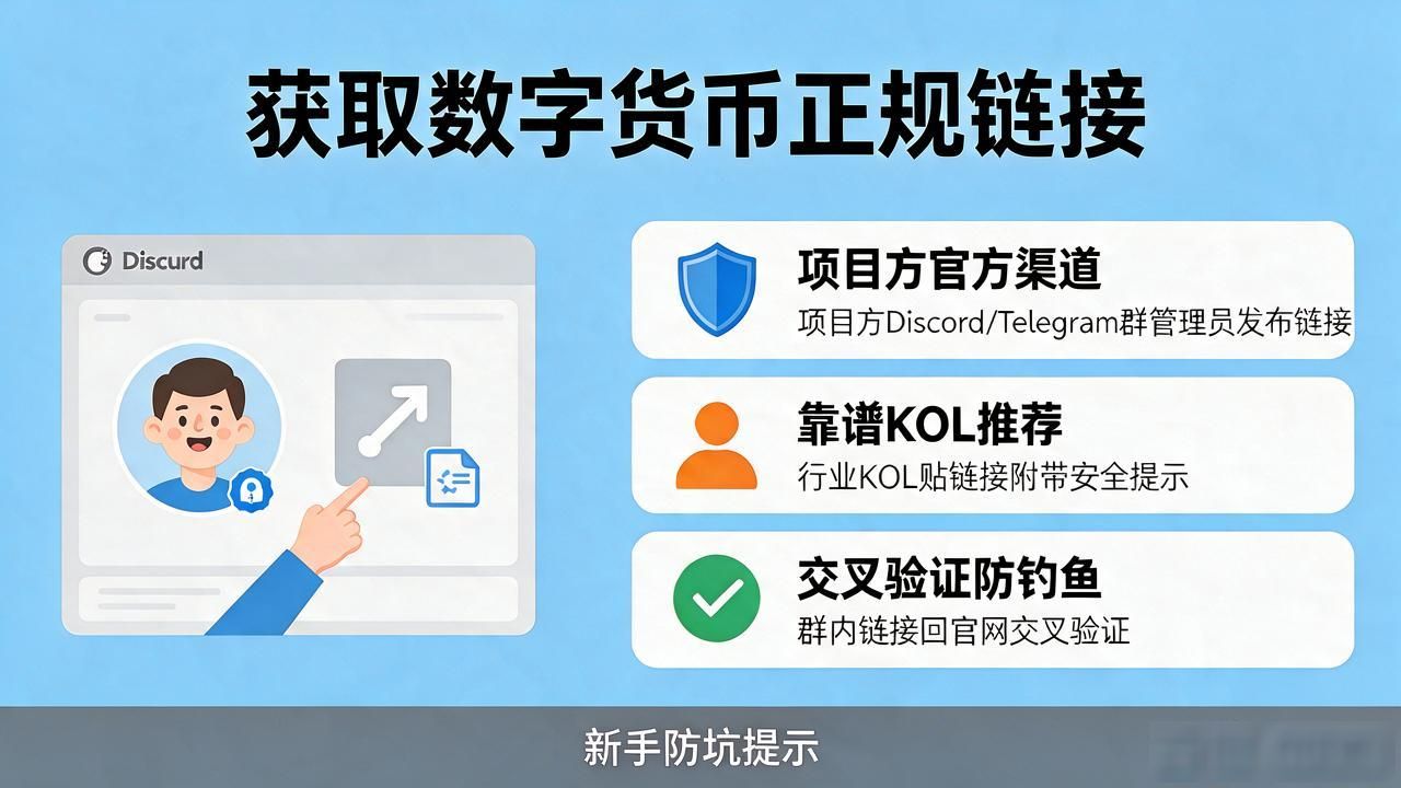 怎么获取数字货币链接？新手必看的几条正规渠道，别被假地址坑