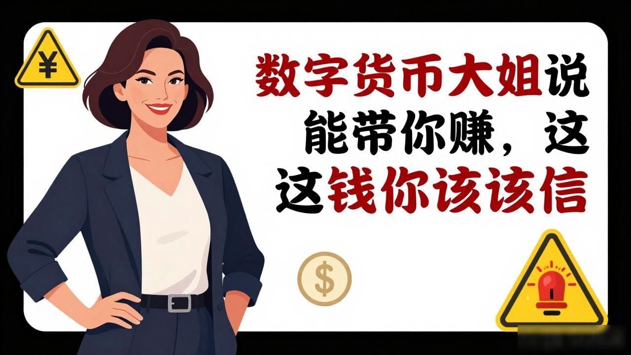 数字货币大姐说能带你赚，这钱你该不该信