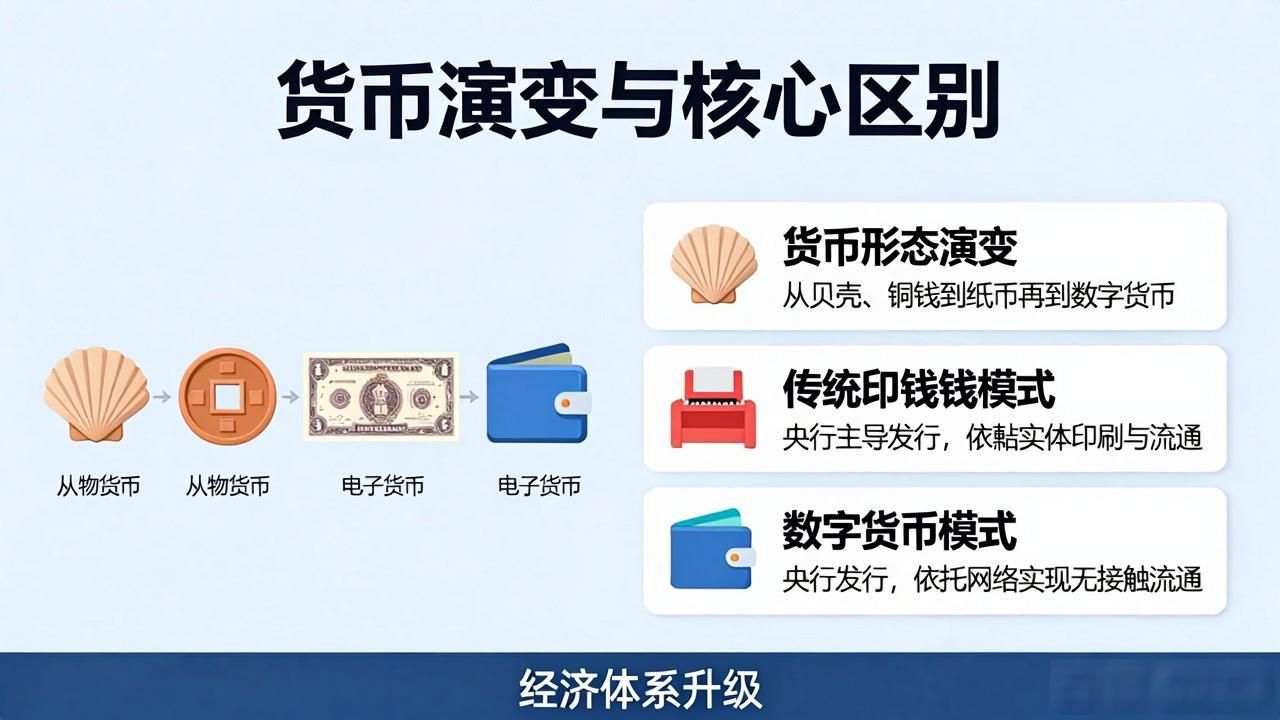 数字人民币如何影响经济_数字货币与传统印钱的区别_印钱与数字货币