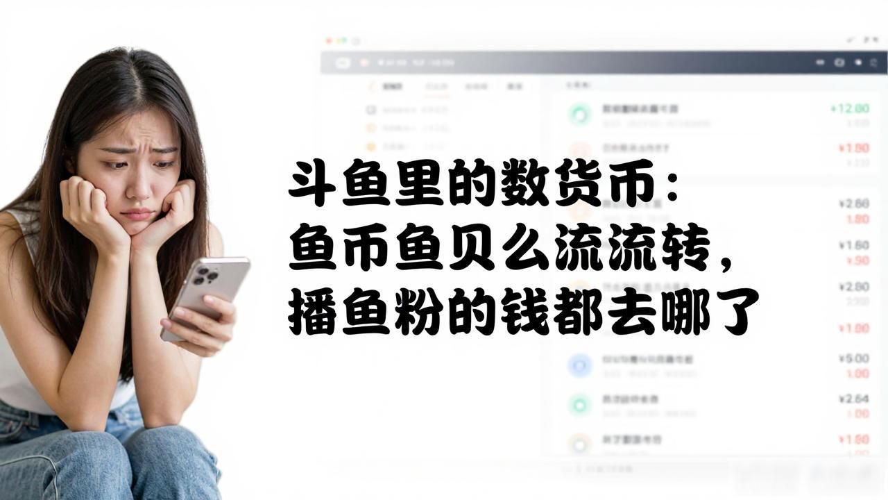 鱼贝虚拟经济损耗_斗鱼里的数字货币_斗鱼鱼币流通体系