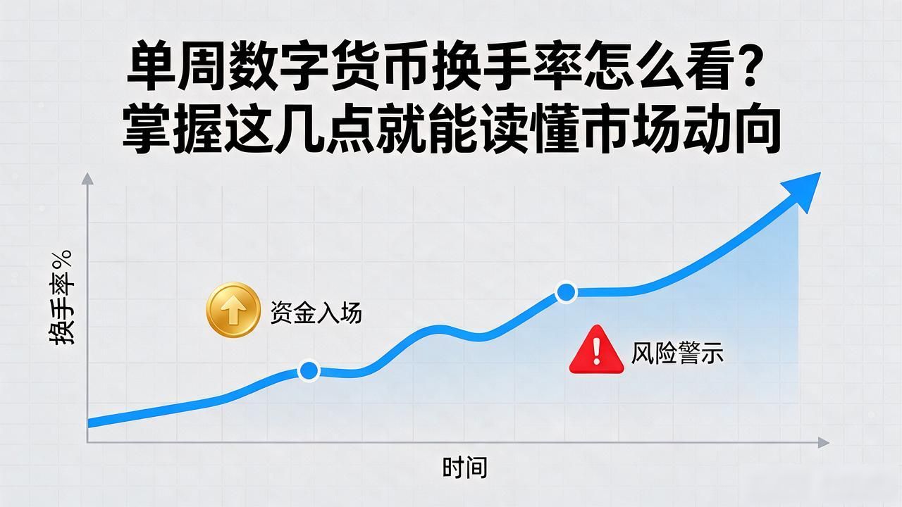 单周数字货币换手率怎么看？掌握这几点就能读懂市场动向