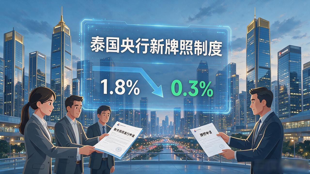 泰国允许发数字货币，央行新牌照制度来了，外资发币门槛大降