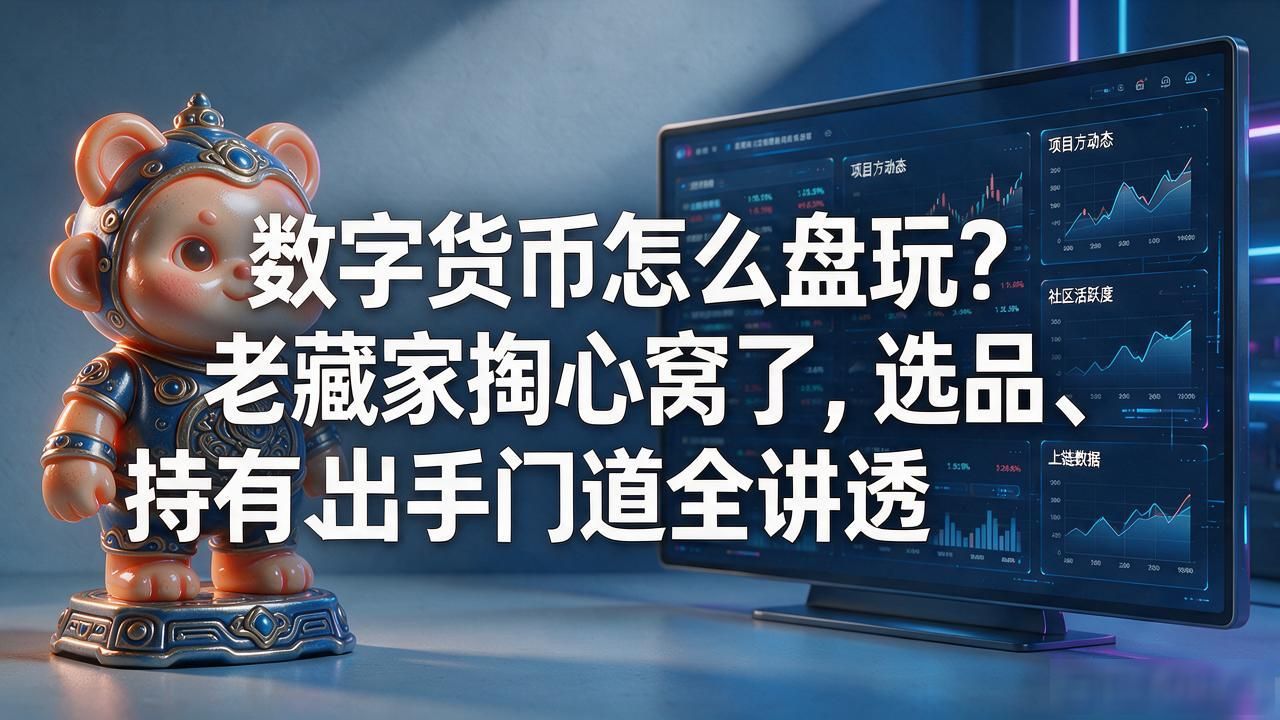 数字货币怎么盘玩？老藏家掏心窝了，选品、持有、出手门道全讲透