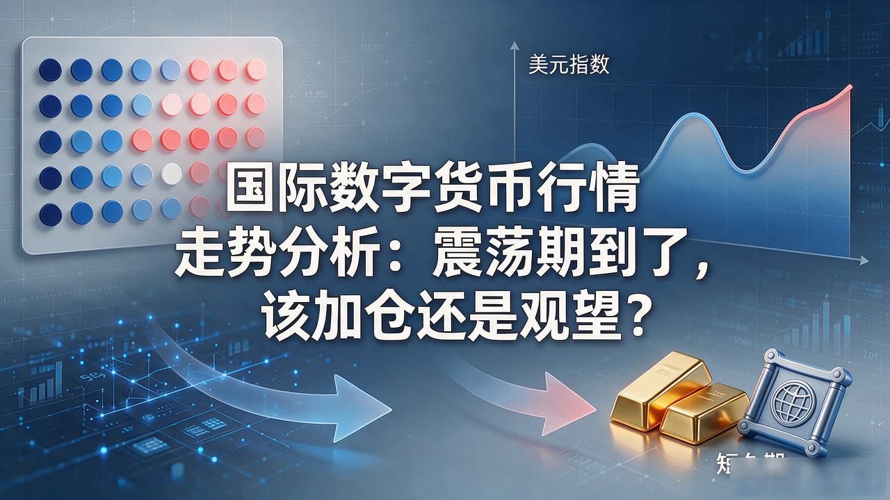 国际数字货币行情走势分析：震荡期到了，该加仓还是观望
