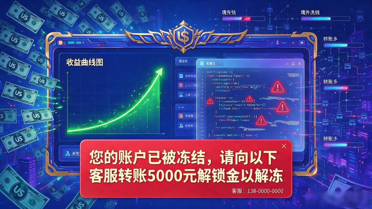 数字货币电诈的四个坑："老师"带你、平台虚拟、收益诱人、提现拉黑