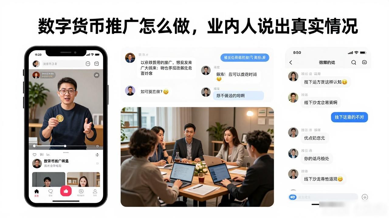 数字货币推广怎么做，业内人说出真实情况
