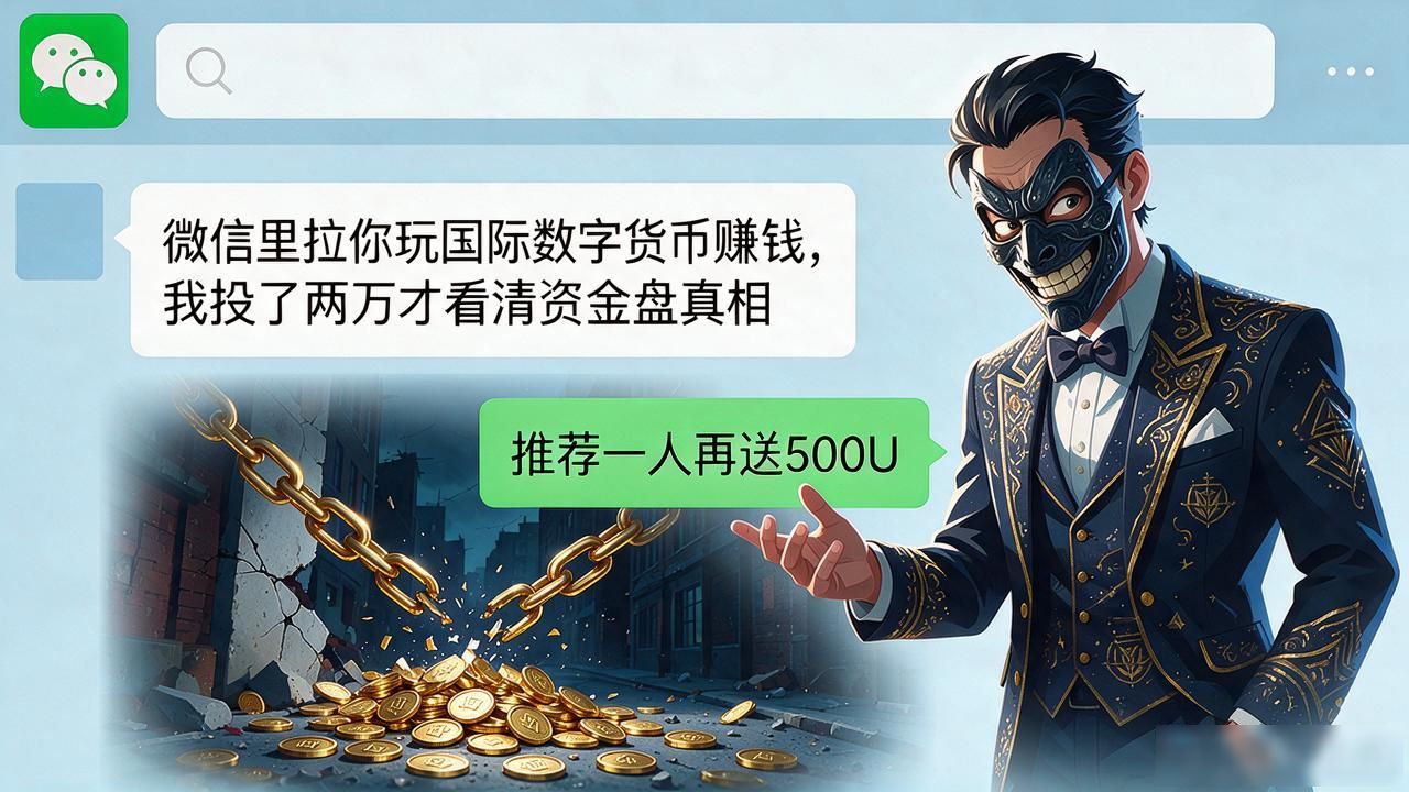 微信里拉你玩国际数字货币赚钱，我投了两万才看清资金盘真相