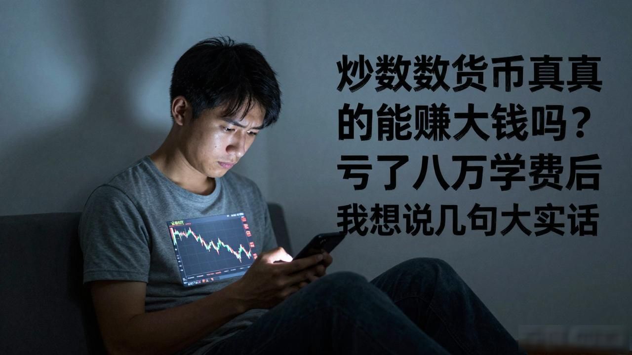 炒数字货币真的能赚大钱吗？亏了八万学费后我想说几句大实话