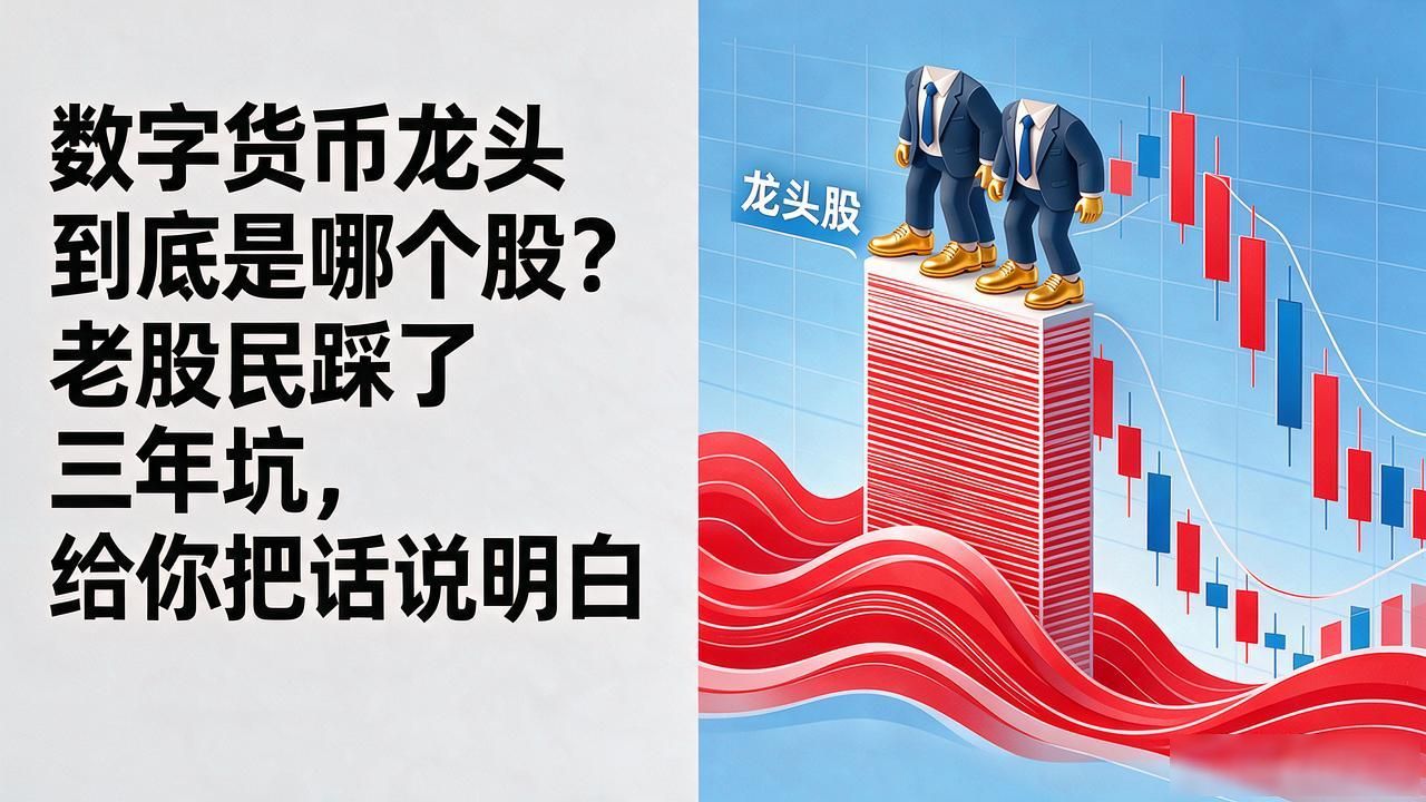 数字货币龙头到底是哪个股？老股民踩了三年坑，给你把话说明白