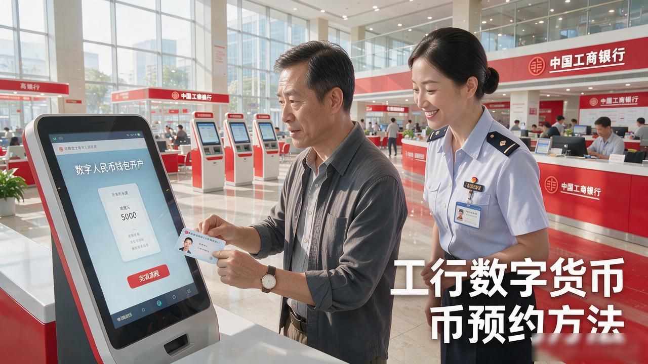 工行数字货币怎么预约_工行数字人民币II类钱包开通步骤 身份证 额度限制_工行数字人民币预约流程 手机银行 线下网点