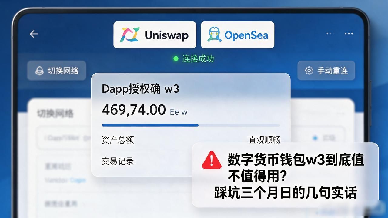 w3数字货币钱包真实使用体验_数字货币钱包w3_Web3本地签名助记词安全