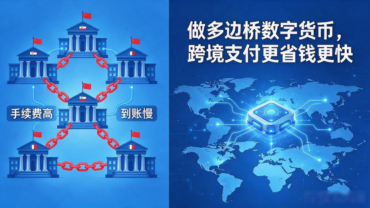 做多边桥数字货币，跨境支付更省钱更快