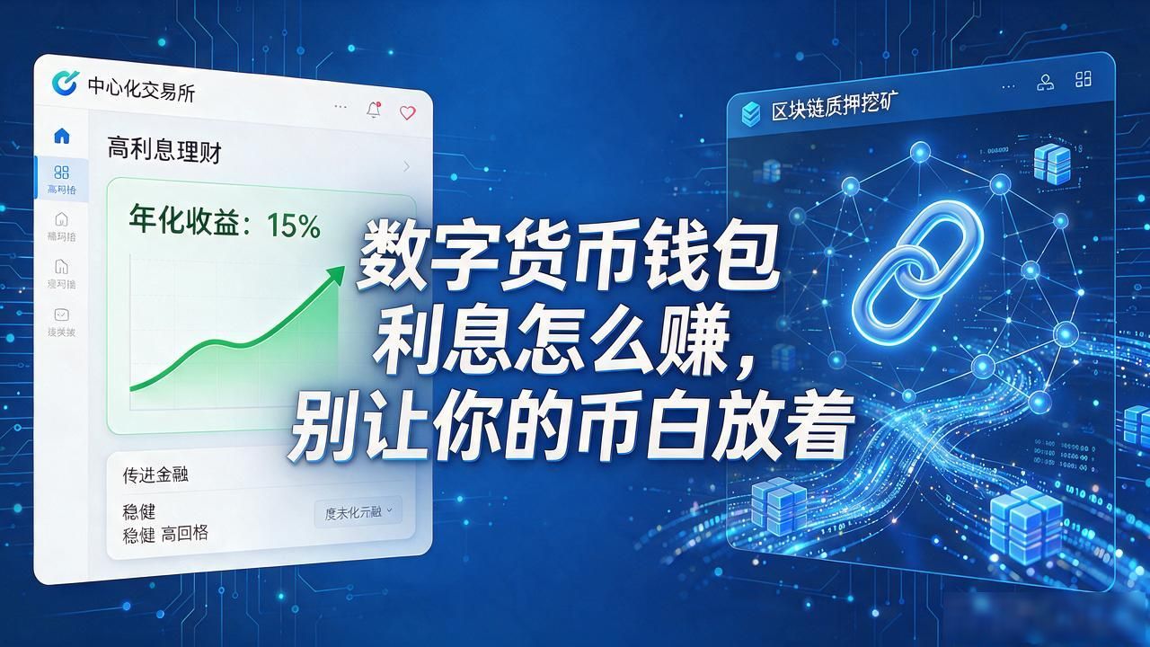 数字货币钱包利息怎么赚，别让你的币白放着